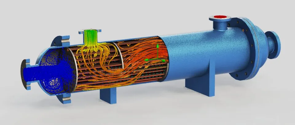Modelado 3D de intercambiador de calor por Innova Energy